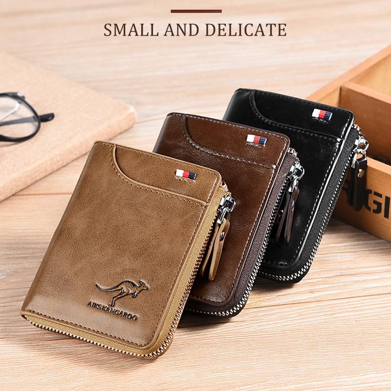 Men's RFID Blocking Leather Wallet