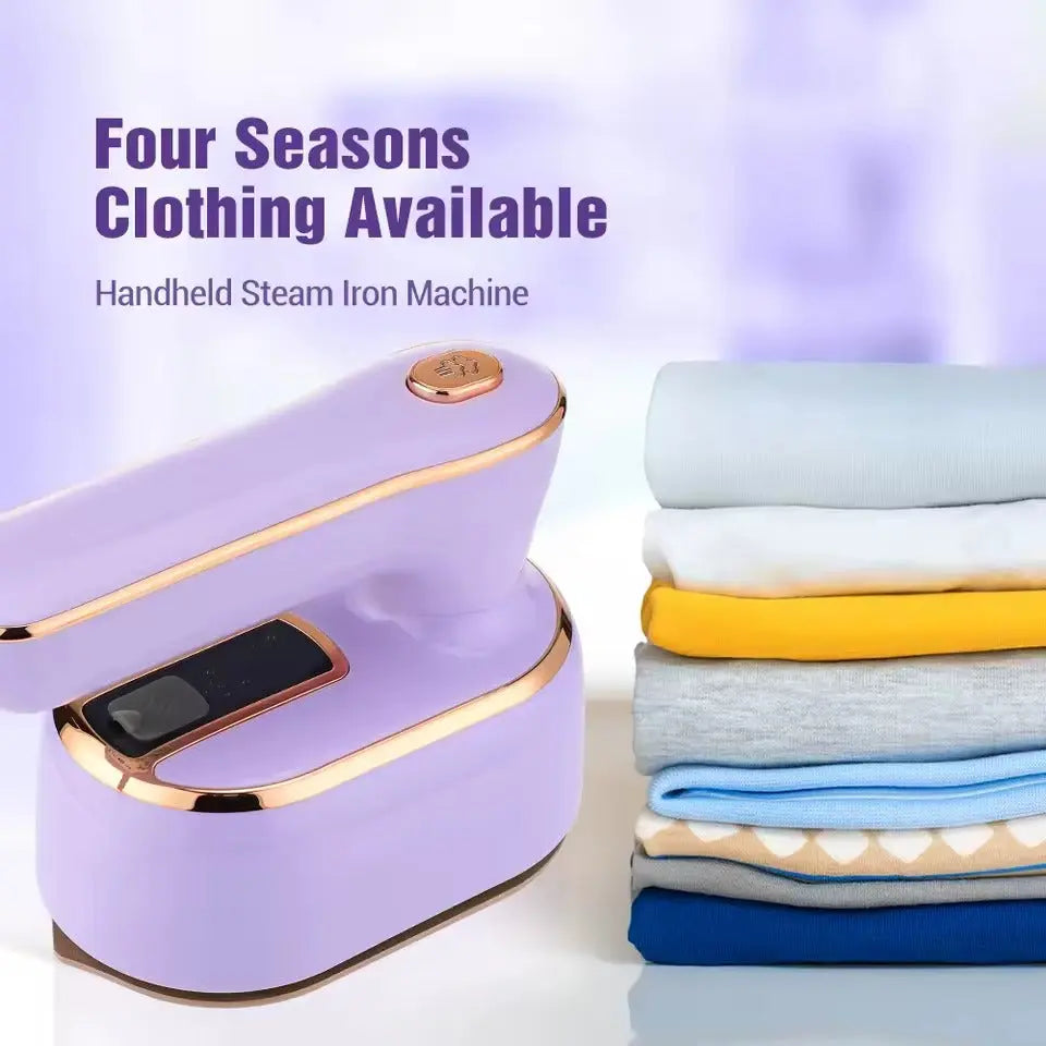 Mini Steam Iron – Wrinkle-free in seconds, at home & on the go