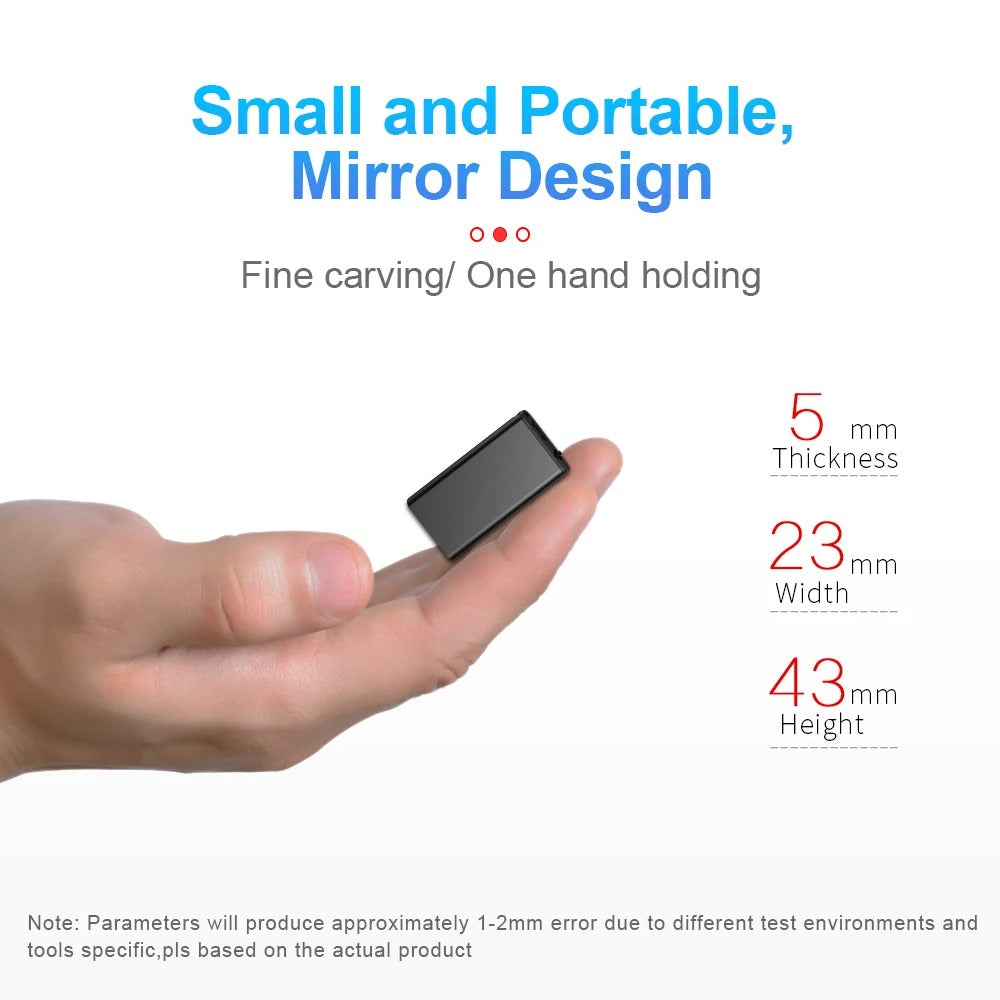 Miniature Spy Voice Recorder - Ultra-Discreet Audio Recording