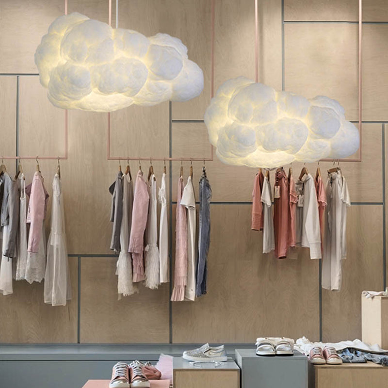 Modern Cloud Ceiling Light with Adjustable Height