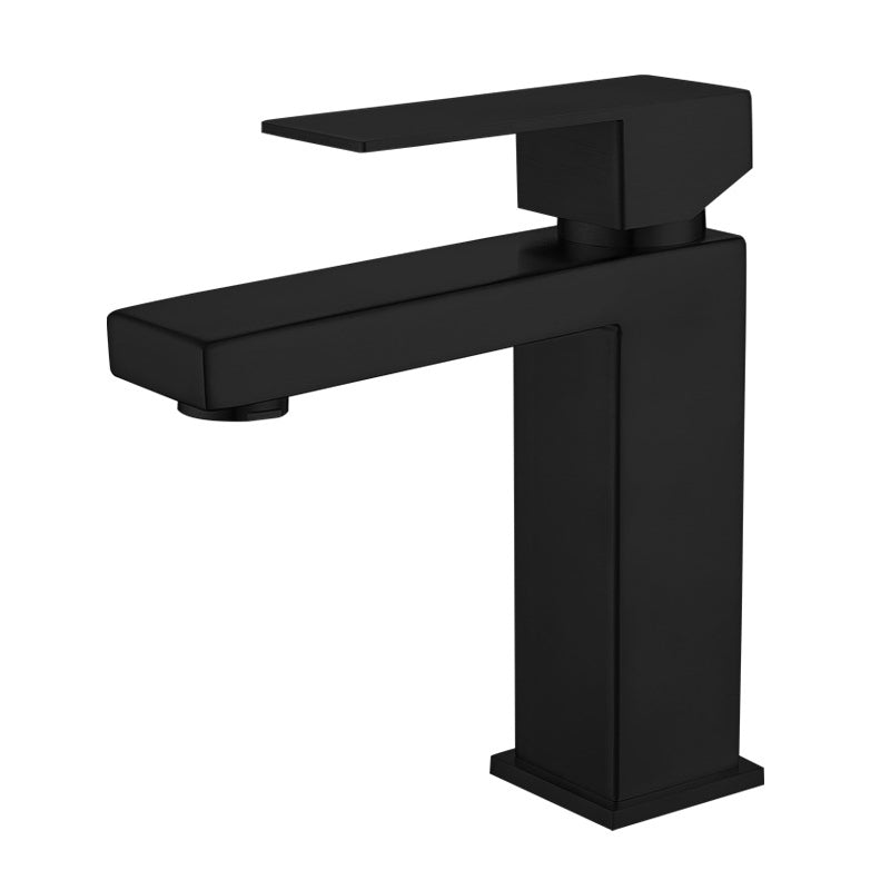 Modern glam single-lever bathroom sink faucet