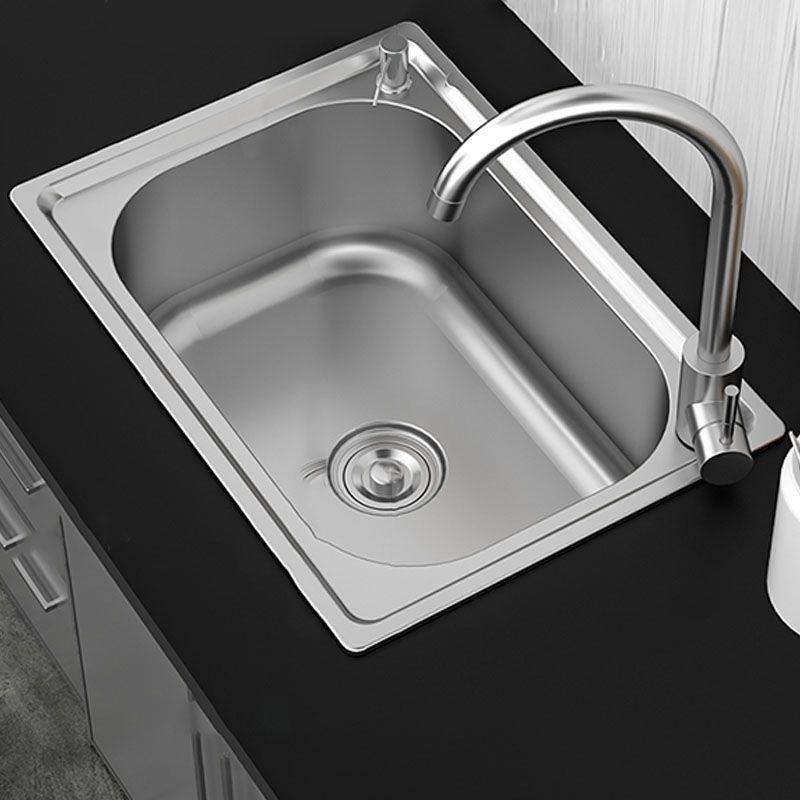Modern Undermount Stainless Steel Kitchen Sink with Drain