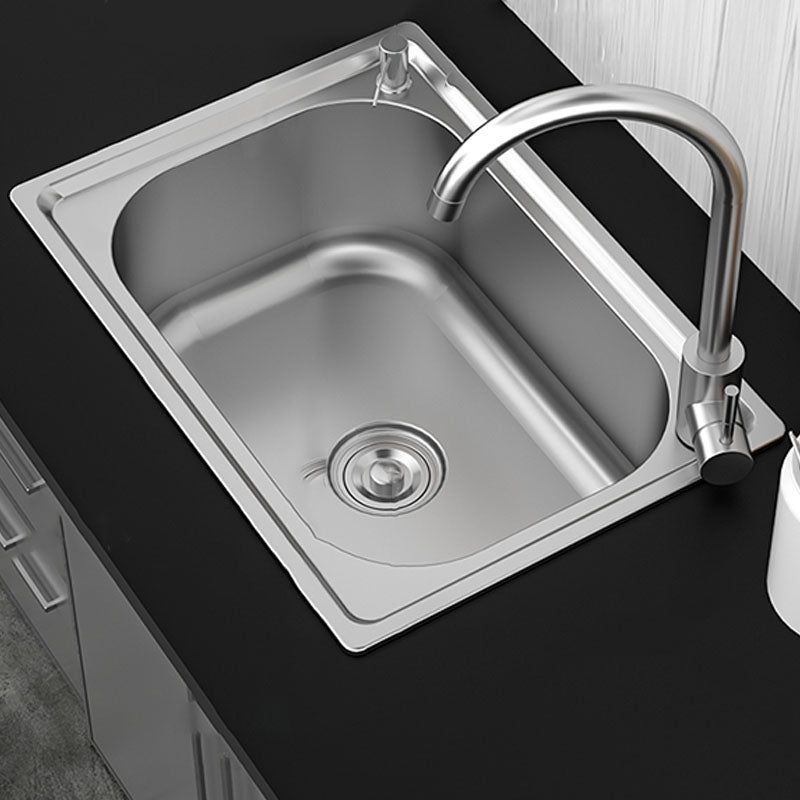 Modern Undermount Stainless Steel Kitchen Sink with Drain