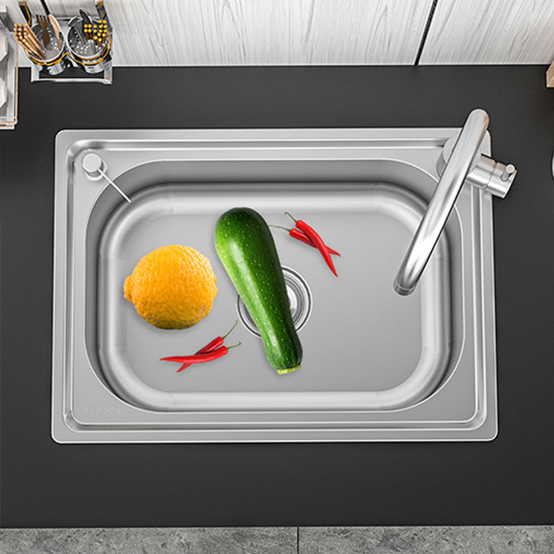 Modern Undermount Stainless Steel Kitchen Sink with Drain