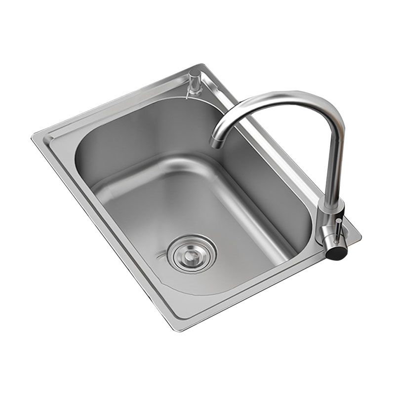 Modern Undermount Stainless Steel Kitchen Sink with Drain