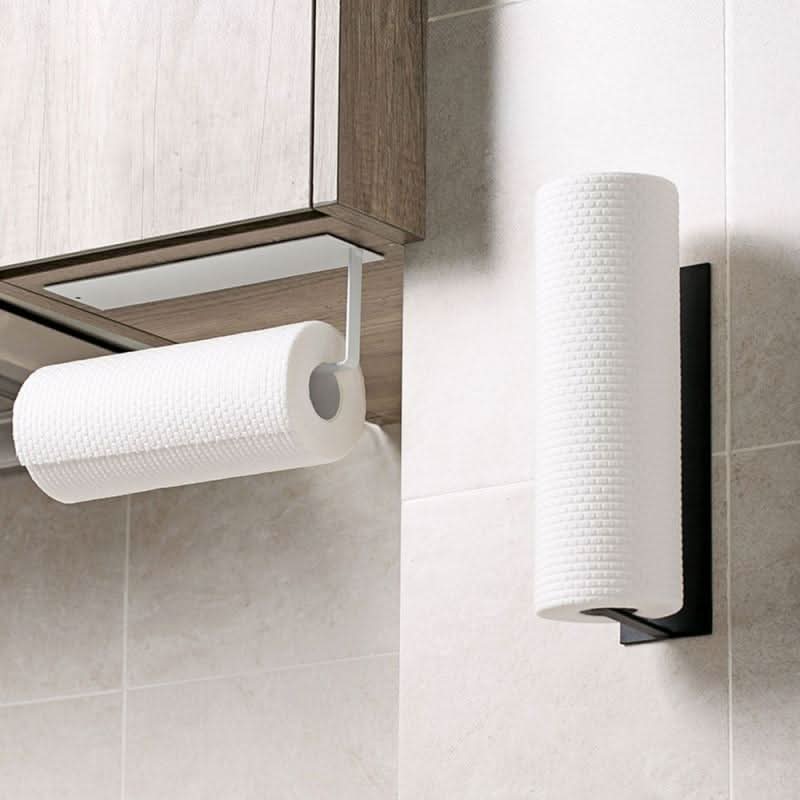 Modern Wall Mount Paper Towel Holder – Durable Iron Construction