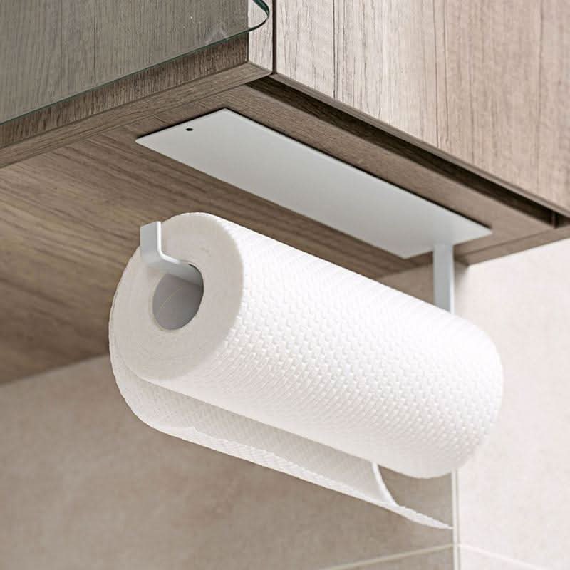 Modern Wall Mount Paper Towel Holder – Durable Iron Construction