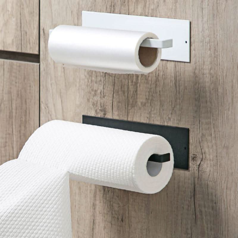 Modern Wall Mount Paper Towel Holder – Durable Iron Construction