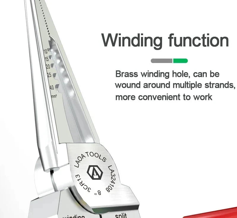Multi-functional wire stripper with built-in tester