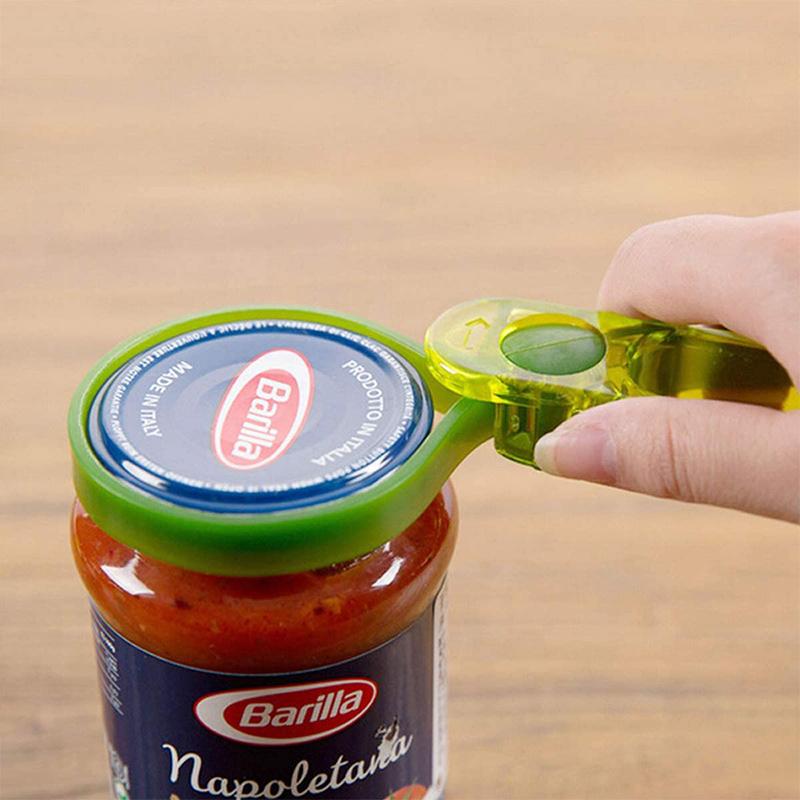 Multi-Purpose Jar and Bottle Opener with Strap