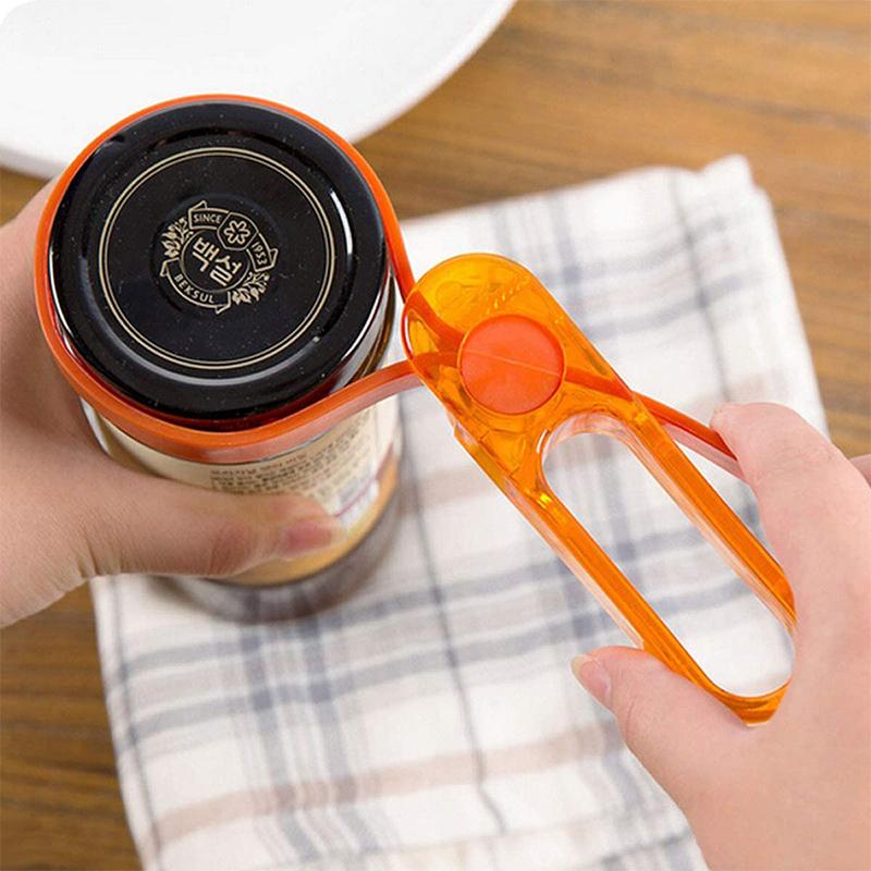 Multi-Purpose Jar and Bottle Opener with Strap