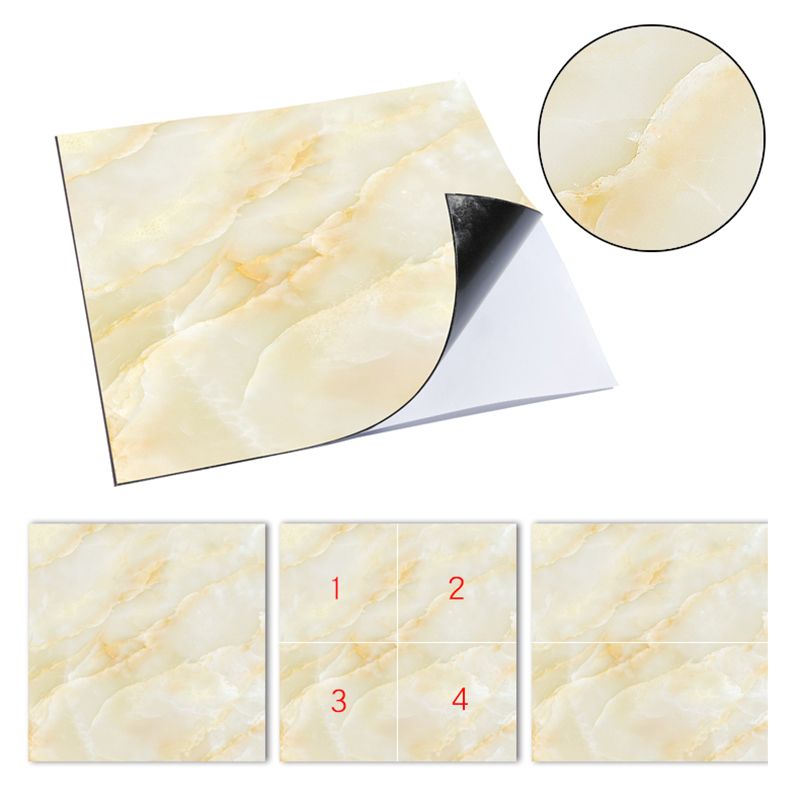 Multi-Tonal Peel and Stick Vinyl Plank Flooring - Porcelain Tile Look