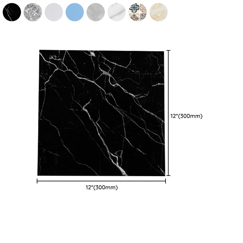 Multi-Tonal Peel and Stick Vinyl Plank Flooring - Porcelain Tile Look