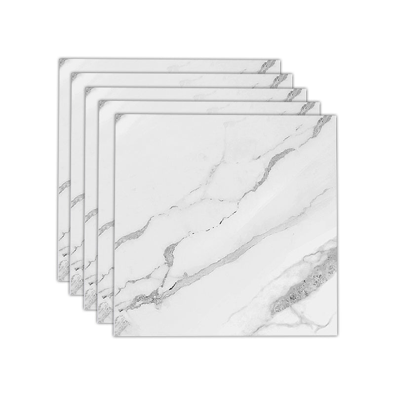 Multi-Tonal Peel and Stick Vinyl Plank Flooring - Porcelain Tile Look