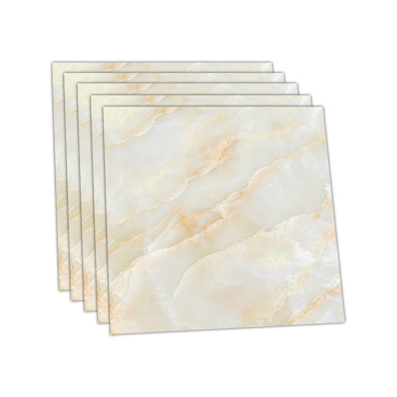Multi-Tonal Peel and Stick Vinyl Plank Flooring - Porcelain Tile Look