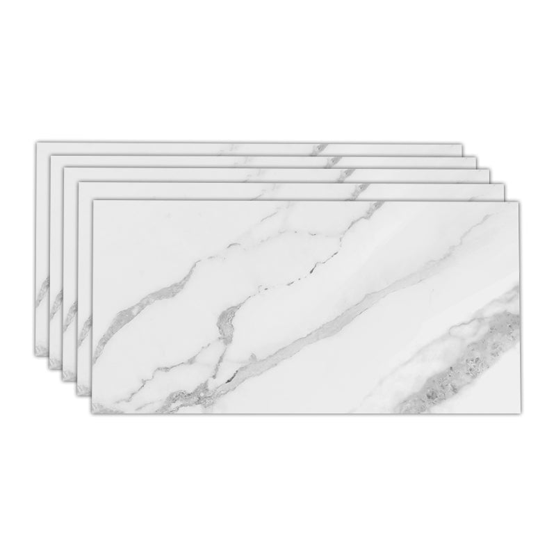 Multi-Tonal Peel and Stick Vinyl Plank Flooring - Porcelain Tile Look