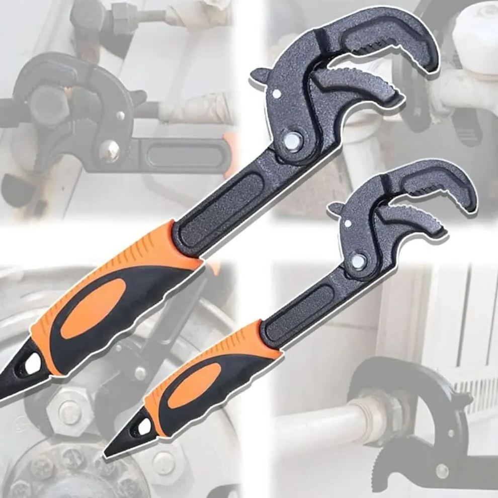 Multifunction Self-Adjusting Pipe Wrench