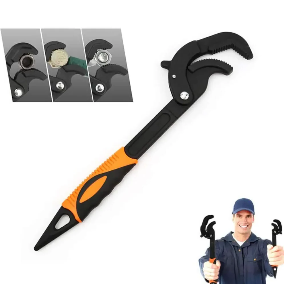 Multifunction Self-Adjusting Pipe Wrench