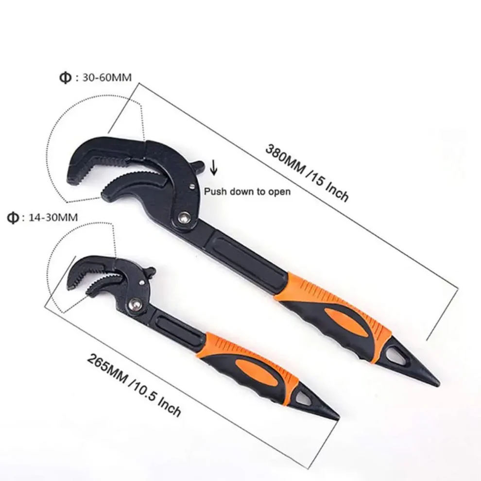 Multifunction Self-Adjusting Pipe Wrench