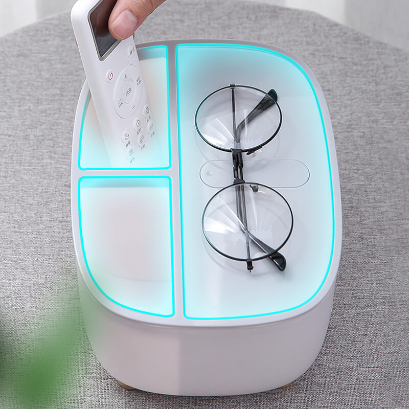Multifunctional Desktop Tissue Box with Phone Holder
