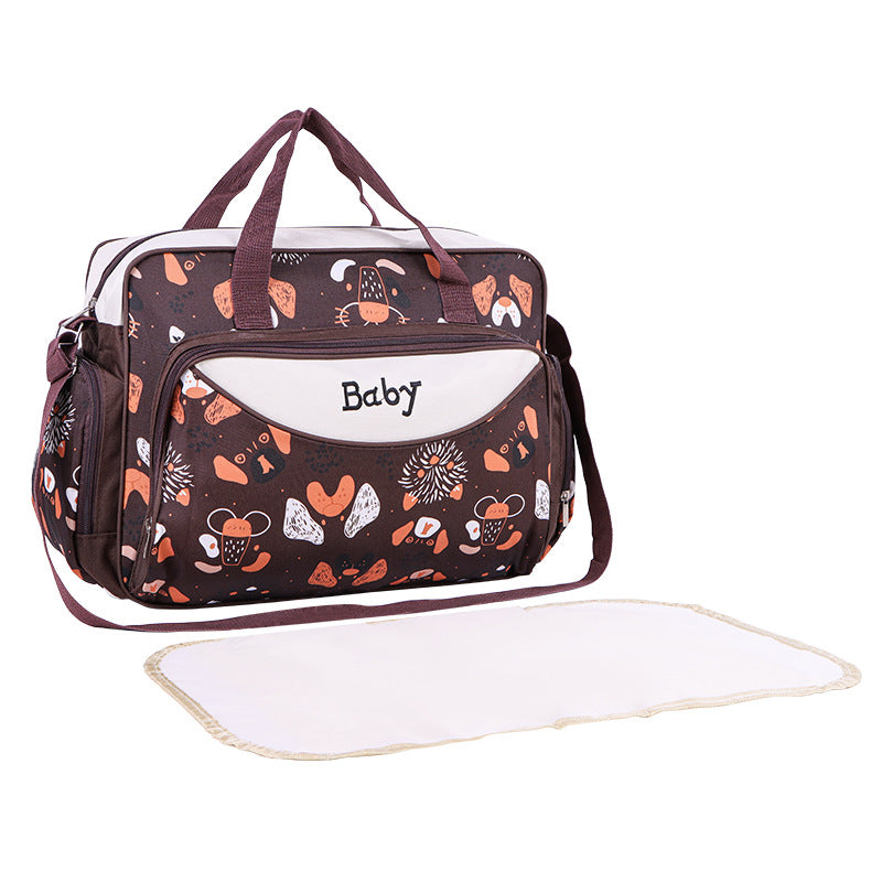 Multifunctional Diaper Bag with Changing Mat