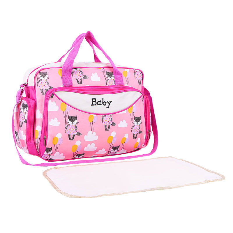 Multifunctional Diaper Bag with Changing Mat