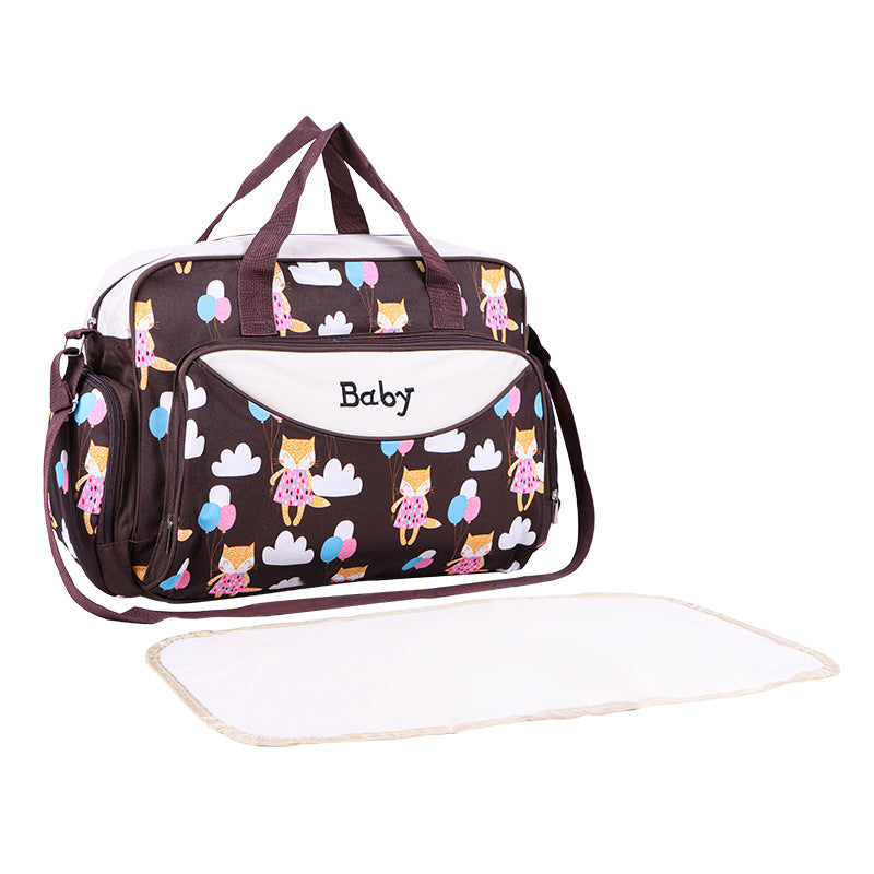 Multifunctional Diaper Bag with Changing Mat