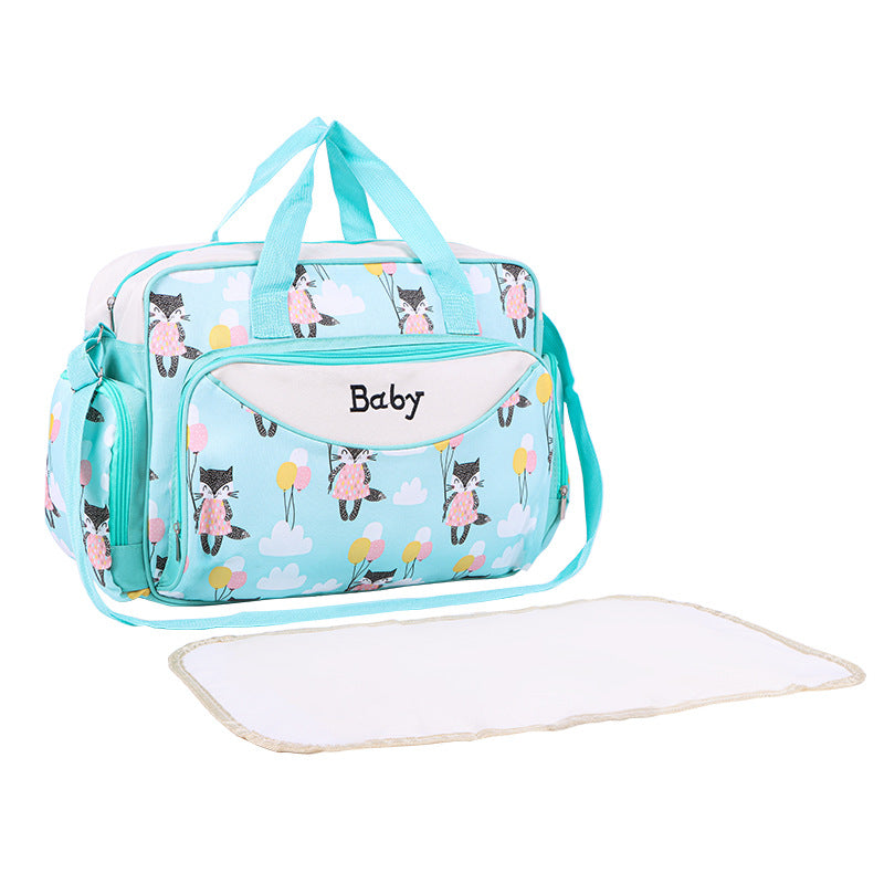 Multifunctional Diaper Bag with Changing Mat