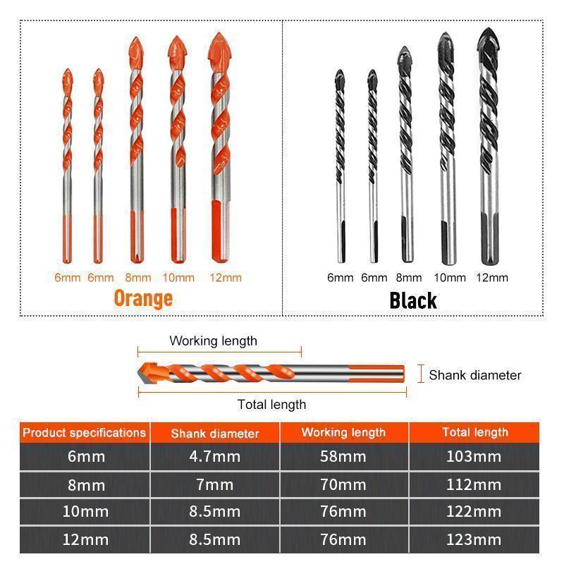 Multifunctional Drill Bits Set (5 Pieces)