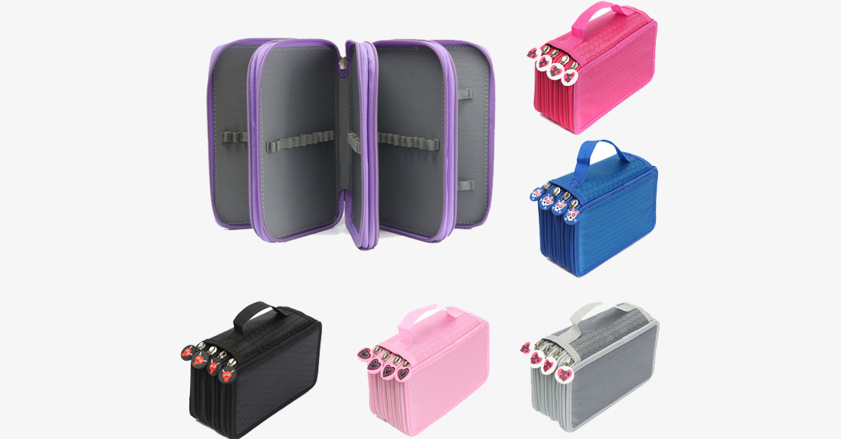 Multifunctional Layered Pencil Case