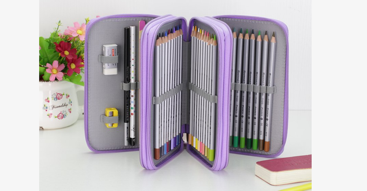 Multifunctional Layered Pencil Case