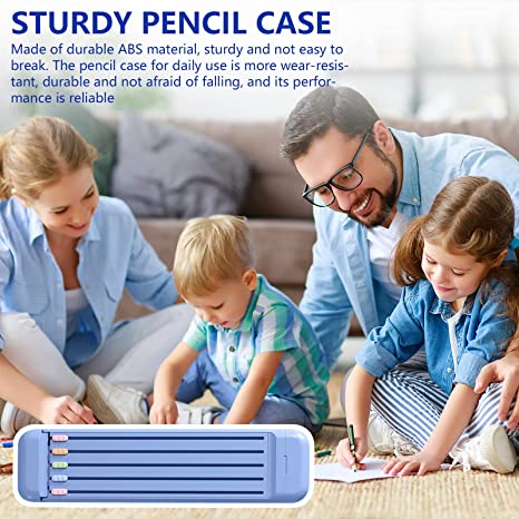 Multifunctional Pencil Case for Kids with 5 Pencils, Eraser and Ruler
