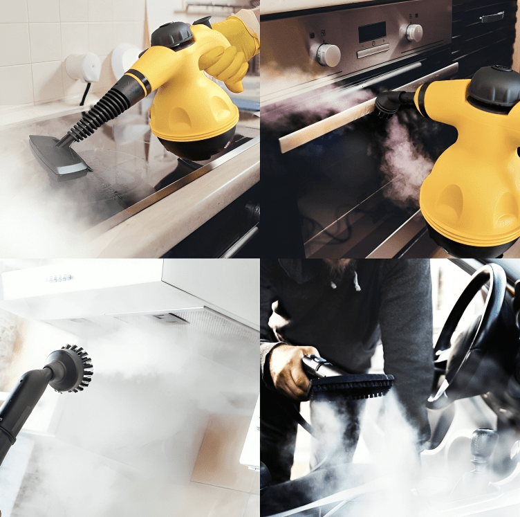Multifunctional steam cleaner for chemical-free deep cleaning