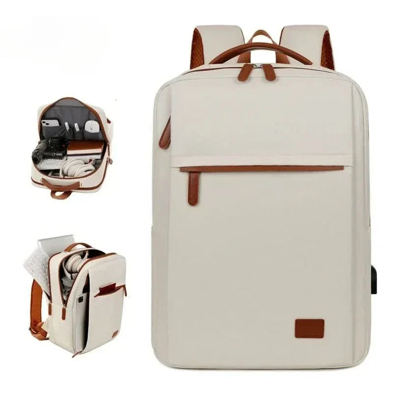 Multifunctional Travel Backpack with Laptop Compartment and USB Port