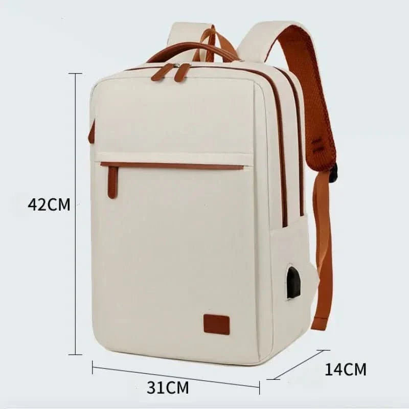 Multifunctional Travel Backpack with Laptop Compartment and USB Port