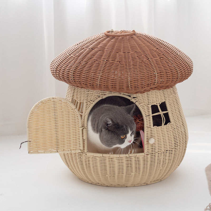 Mushroom Cat House