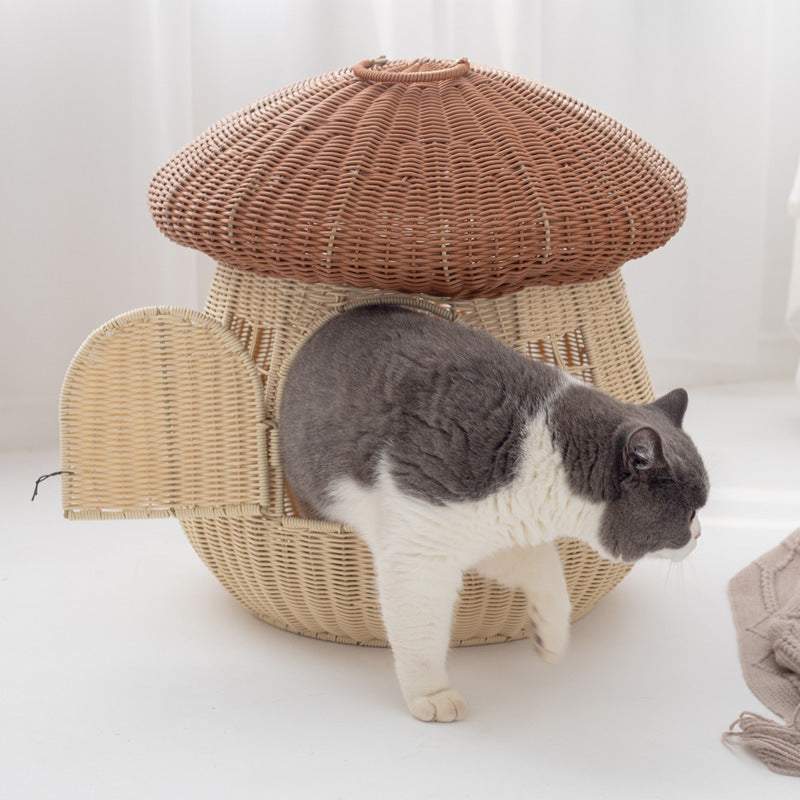 Mushroom Cat House
