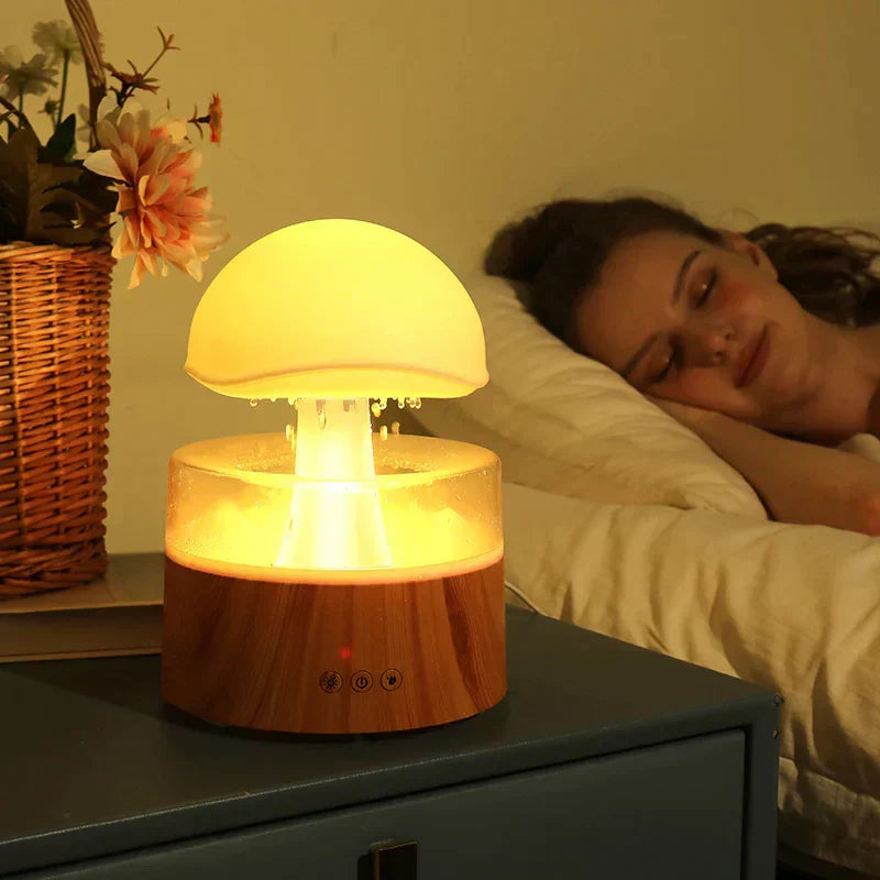 Mushroom Cloud Rain Diffuser & Relaxing Humidifier