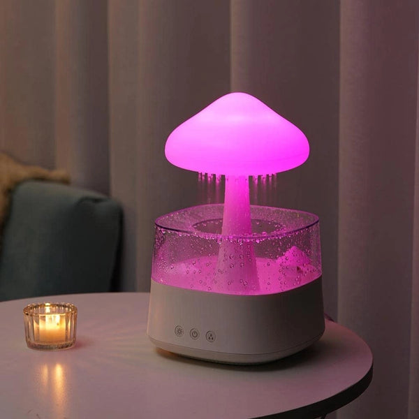 Mushroom Cloud Rain Diffuser & Relaxing Humidifier