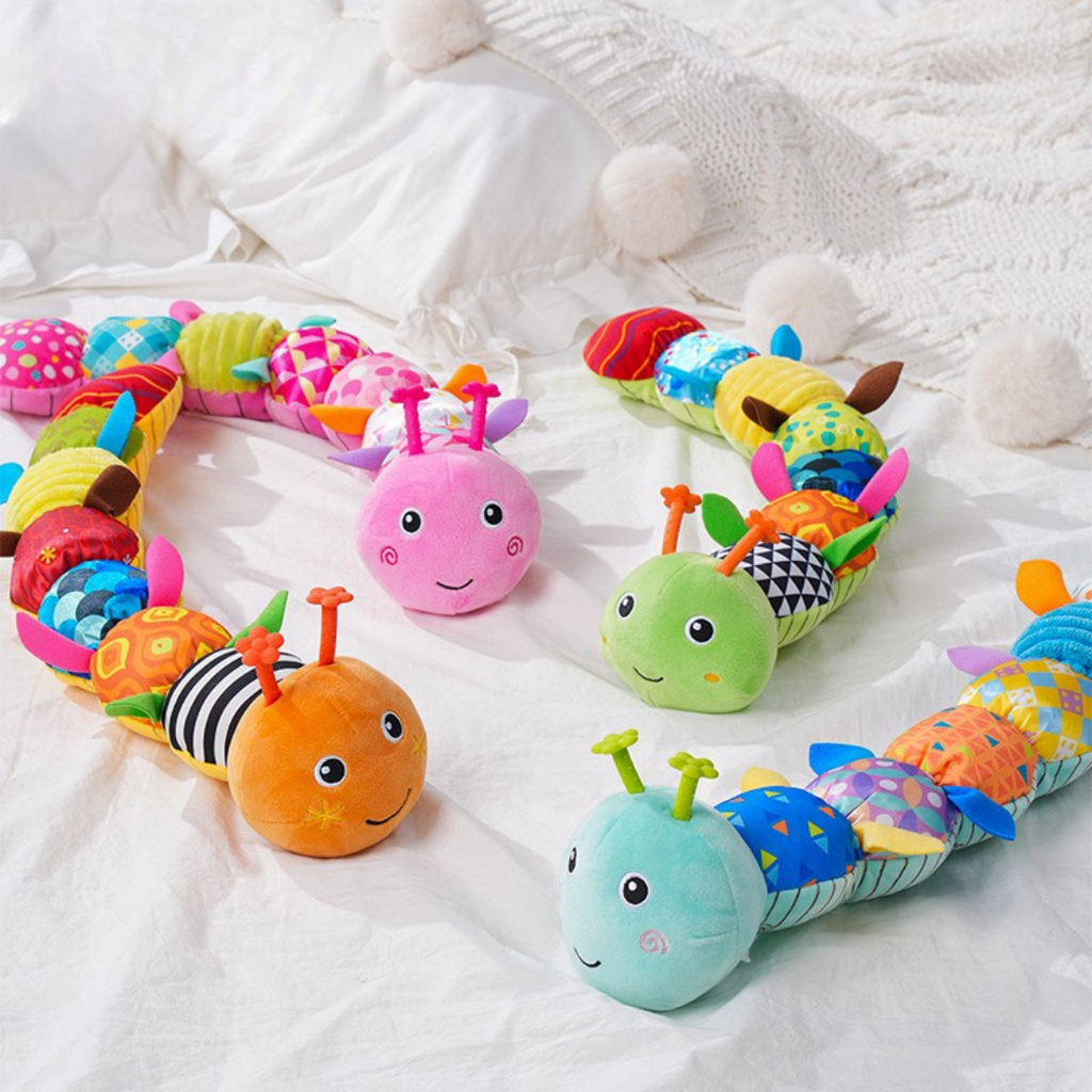 Musical Interactive Caterpillar – Educational Plush Toy for Newborns and Toddlers