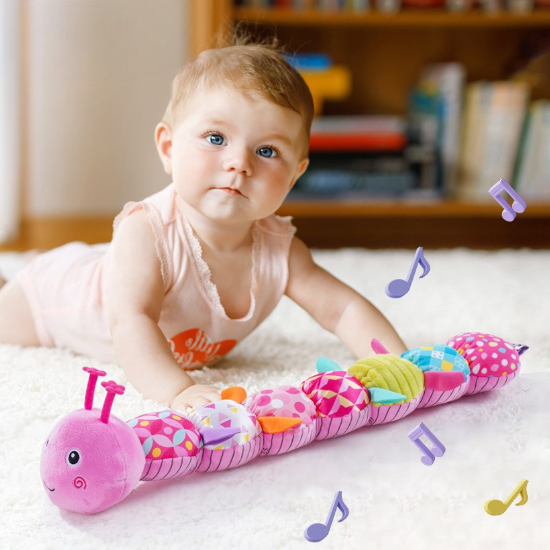 Musical Interactive Caterpillar – Educational Plush Toy for Newborns and Toddlers