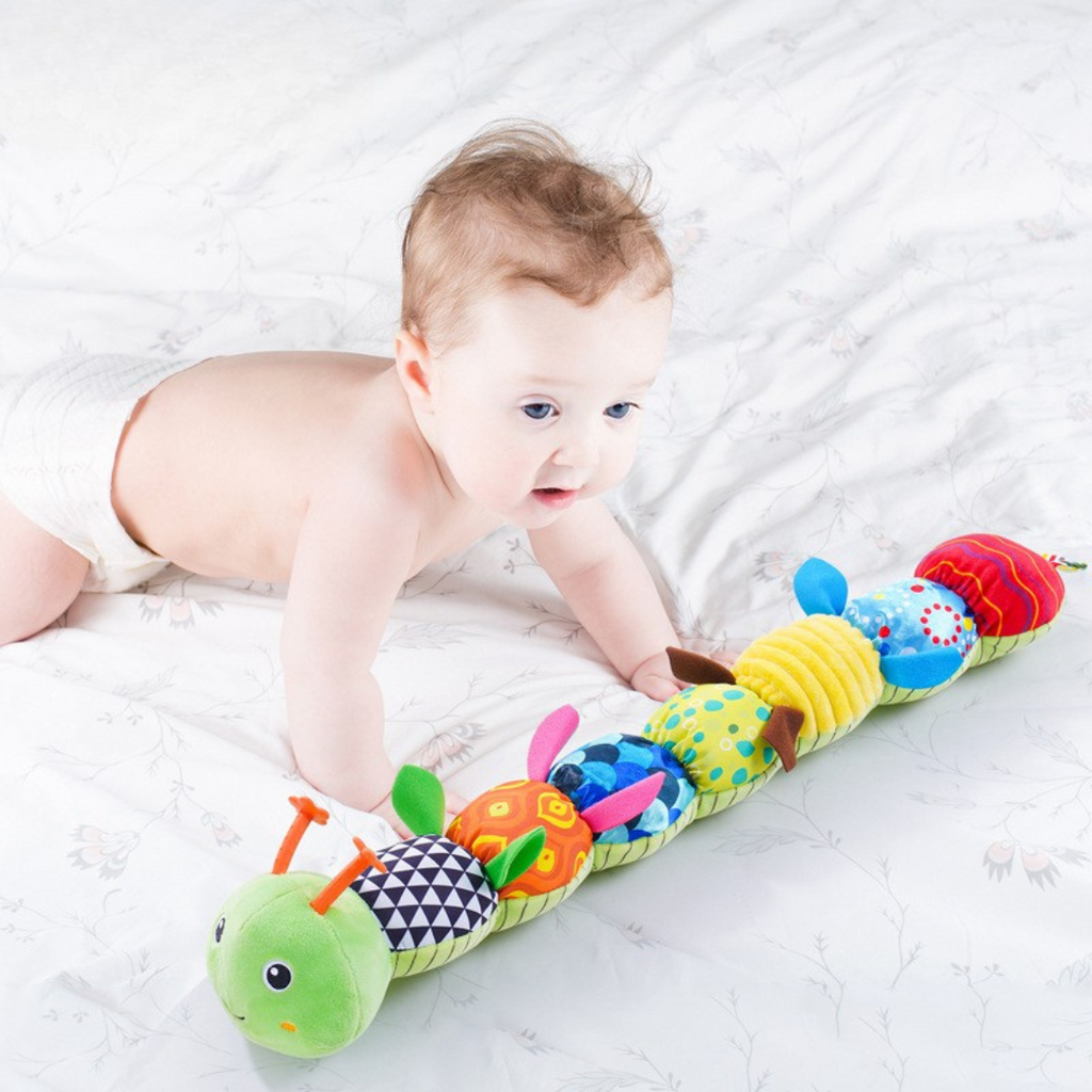 Musical Interactive Caterpillar – Educational Plush Toy for Newborns and Toddlers