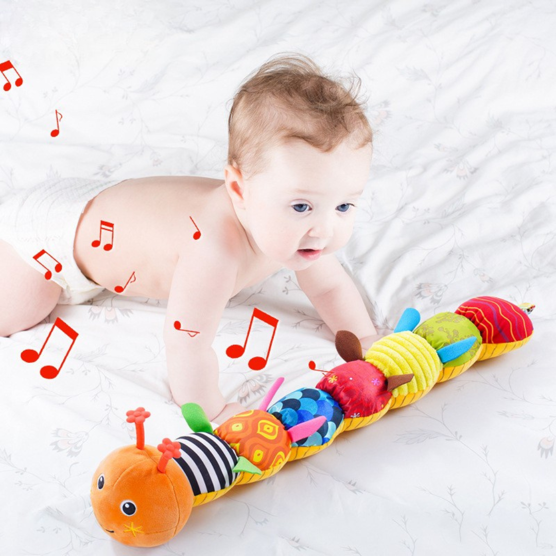 Musical Interactive Caterpillar – Educational Plush Toy for Newborns and Toddlers