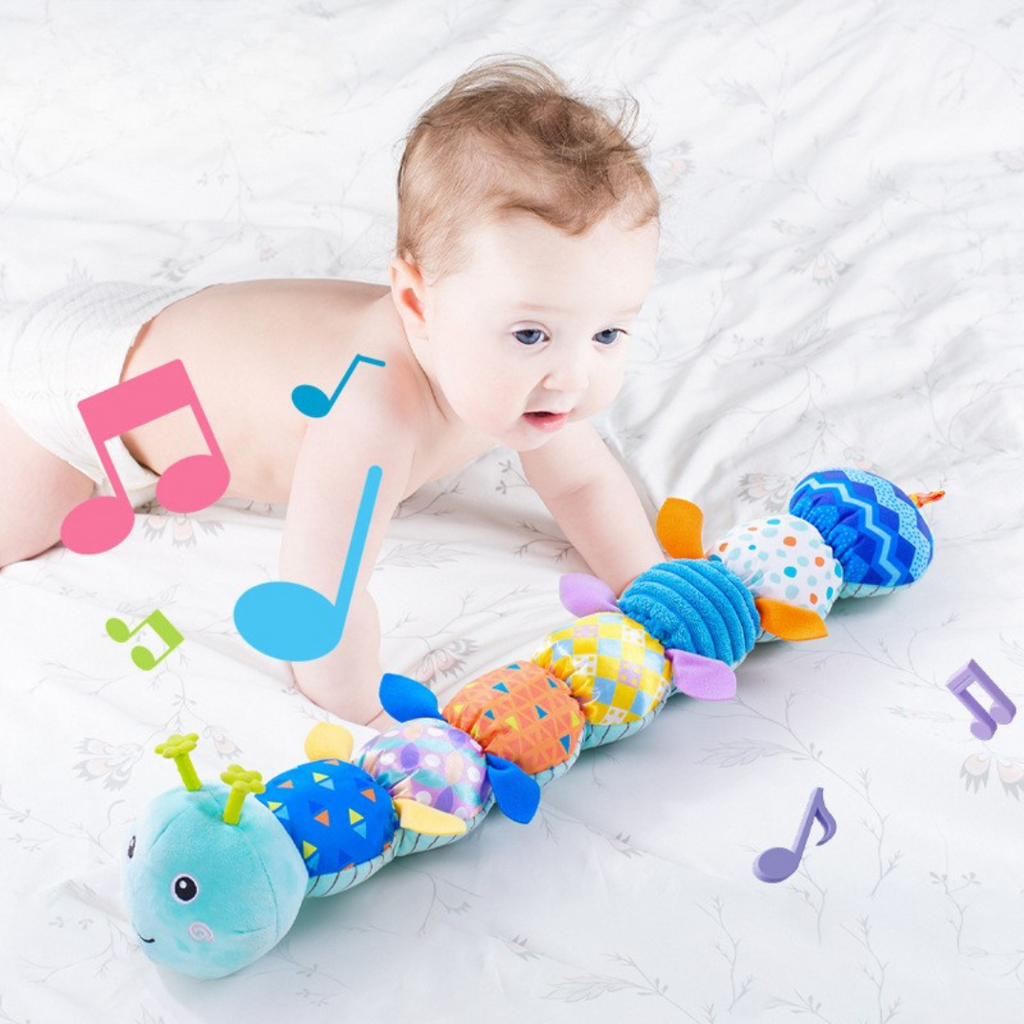 Musical Interactive Caterpillar – Educational Plush Toy for Newborns and Toddlers