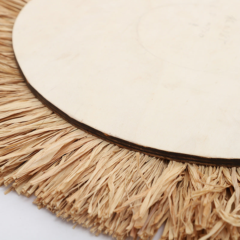 Natural Rattan Frame Wall Mirror