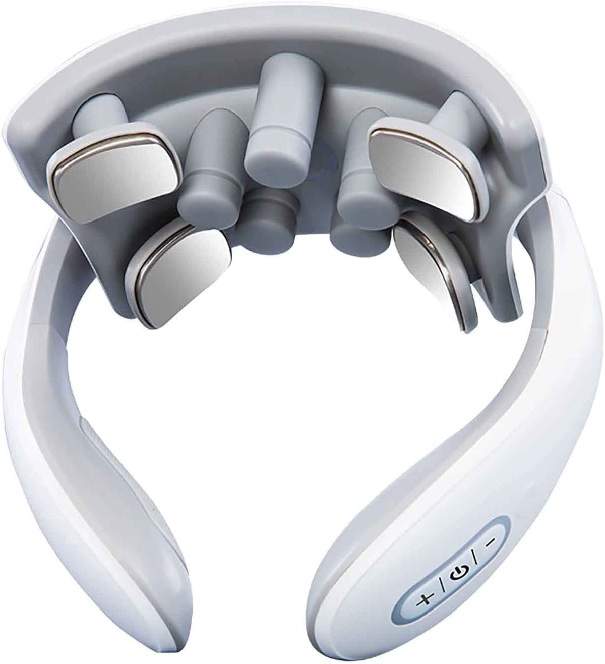 Neck Massager with Heat – Smart Pain Relief Massager with 4 Deep Tissue Trigger Point Heads