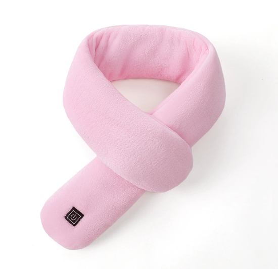 Neck pillow with built-in massage – perfect for car trips, flights, and more