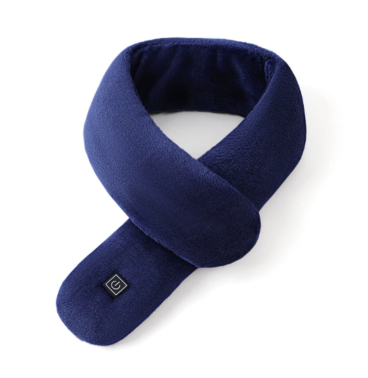 Neck pillow with built-in massage – perfect for car trips, flights, and more