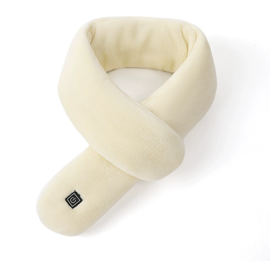 Neck pillow with built-in massage – perfect for car trips, flights, and more