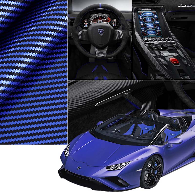 Non-Slip Carbon Fiber Steering Wheel Cover